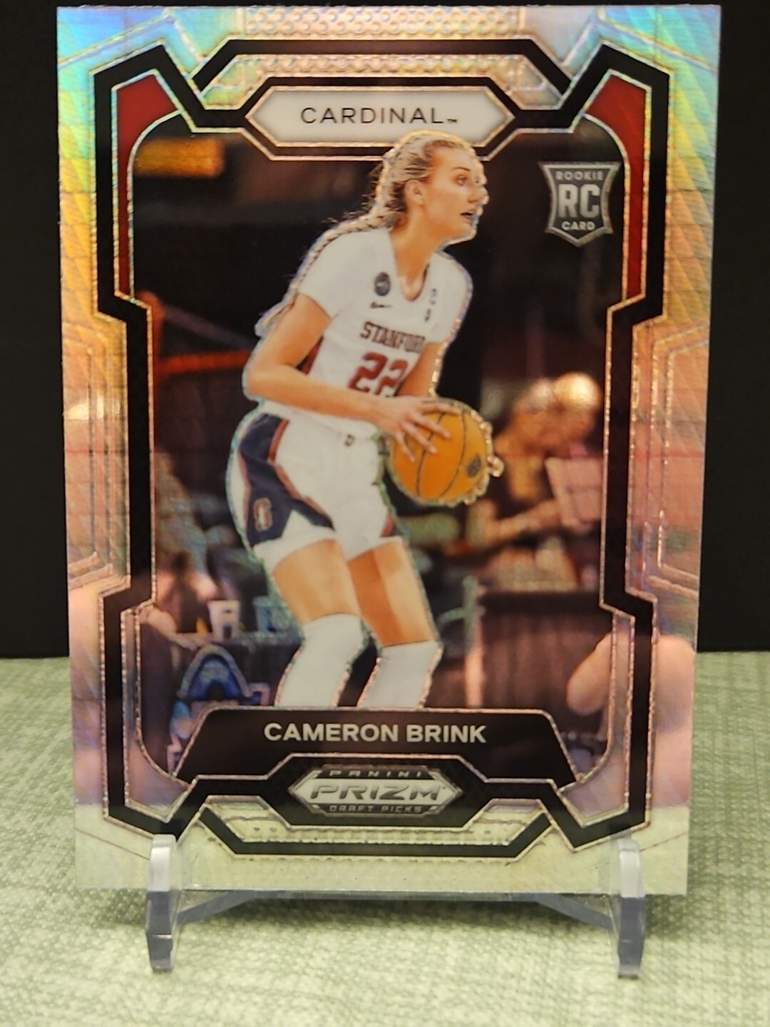 2024 Panini Prizm Draft Pick Basketball #89 Cameron Brink Rookie Hyper Prizm