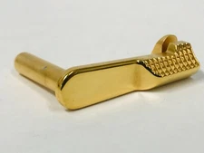 1911 Slide Stop 45 acp Stainless 24k gold plated 