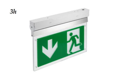 GTV LED Notbeleuchtung Exit Notausgang Fluchtweglampe IP20 Notlicht Akku Notleuchte