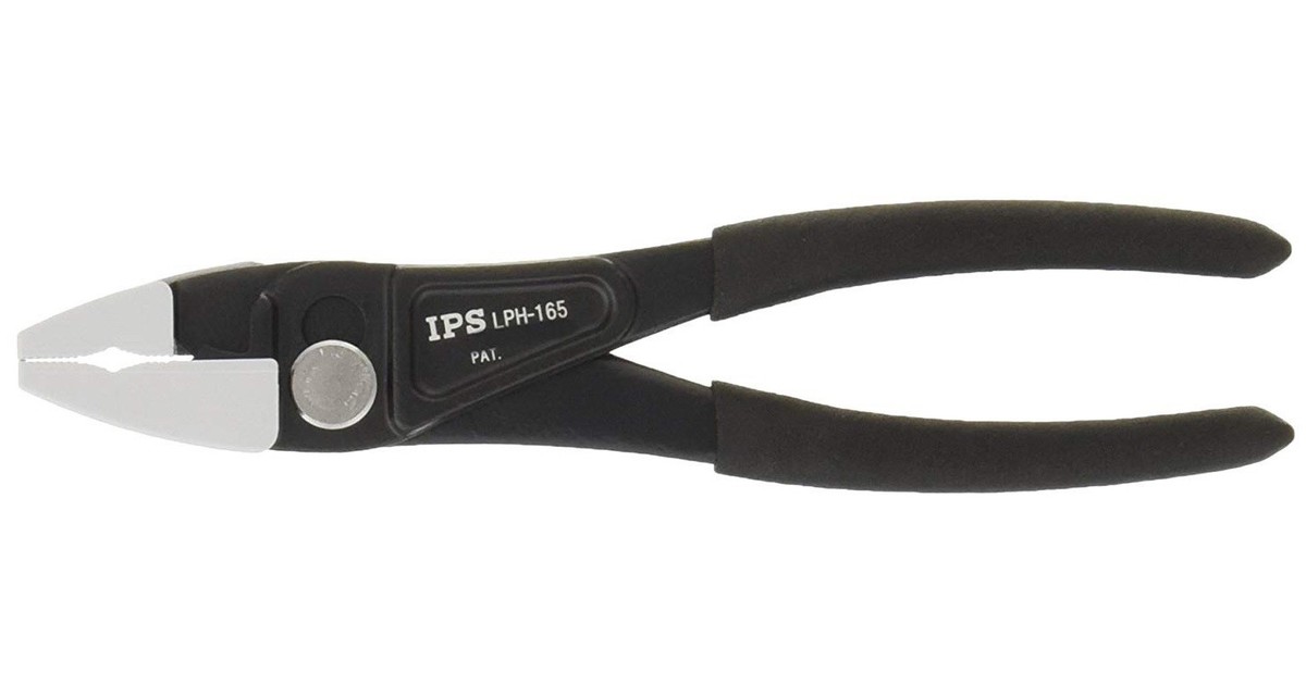 IPS ONE-TOUCH SOFT JAW PLIERS (169mm) LPH-165 MADE IN JAPAN