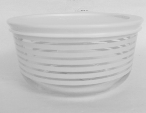 ❤️ PYREX Stripes LANE 4 Cup Storage Bowl CHOOSE: RED BLUE GREEN WHITE or YELLOW - Picture 10 of 16