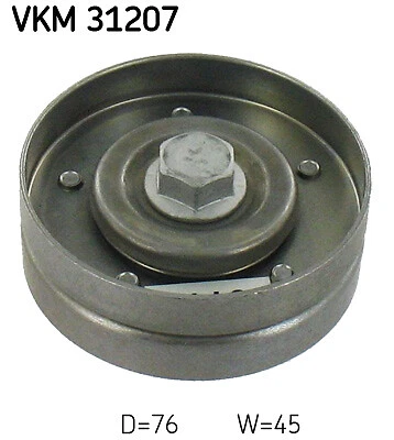 UMLENK-/FÜHRUNGSROLLE, KEILRIPPENRIEMEN FÜR VW BORA GOLF SKF VKM 31207 - Bild 1 von 4