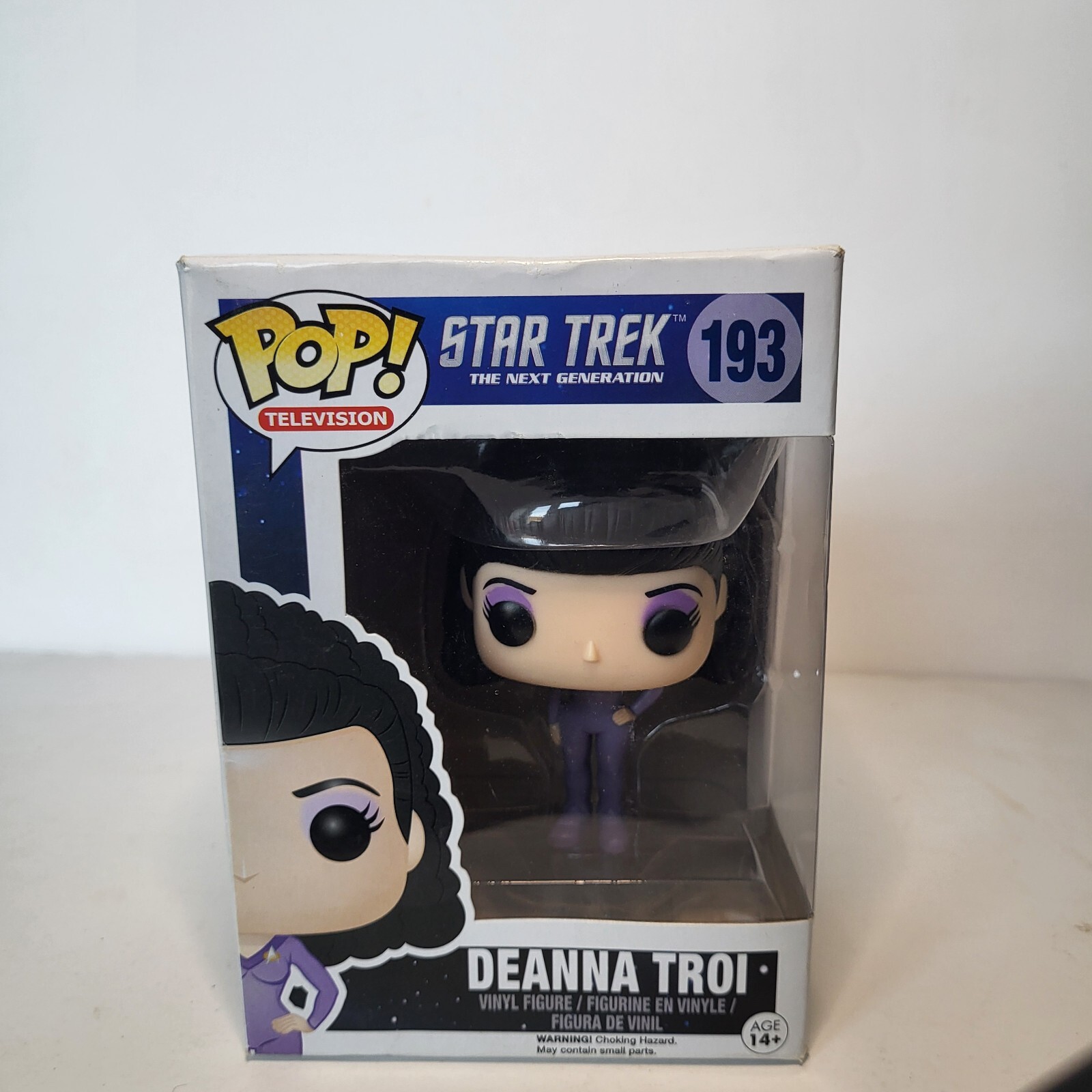 Funko Pop Star Trek The Next Generation Deanna Troi #193 Vinyl Figure