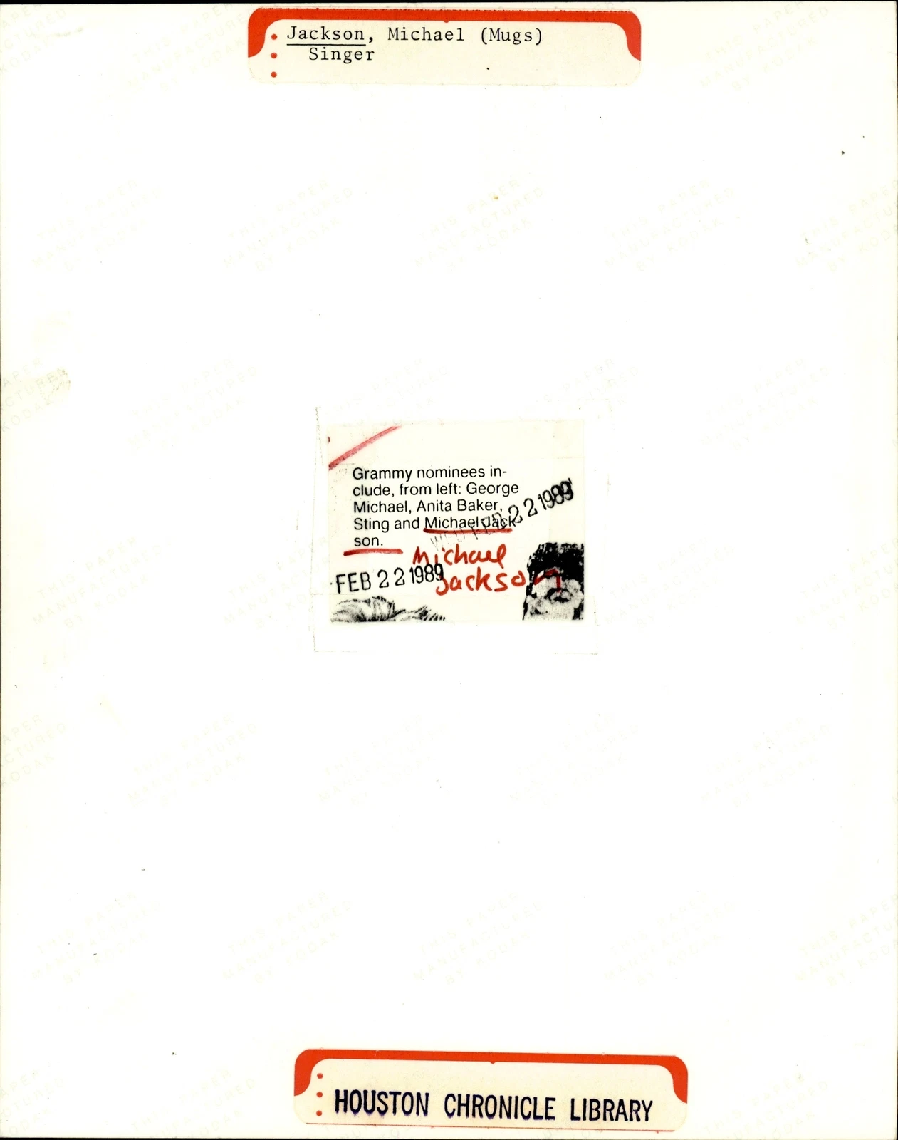 Michael Jackson Collection (1981-1989) (9 vintage prints) - 画像2/18