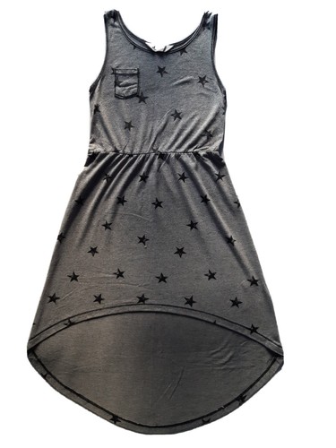 Vestito abito grigio a stelle bimba bambina H\u0026M 8 9 10 anni | eBay