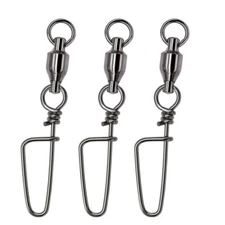 Lots Fishing Snap Swivels Ball Bearing Swivel Coastlock Snap 11-275Lb Big Game