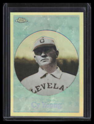 2001 Topps Chrome Before There Was Topps Refractor bt3 Cy Young