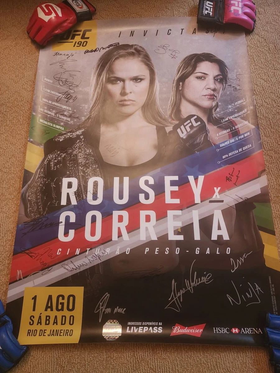Affiche Signée UFC 157 : Rousey Vs Tate – Le Premier Combat De Titre Féminin De L'histoire