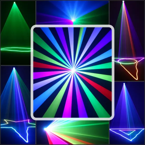 500mW DMX RGB LED Laser Beam Scanner Projector DJ Disco Party Stage Laser Lights - Picture 8 of 23