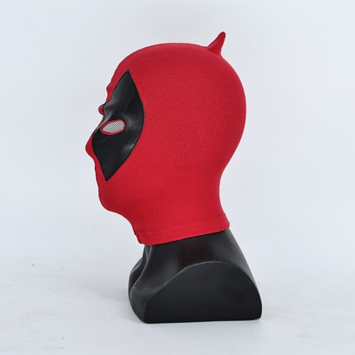 Cosplay Red Deadpool Mask Balaclava Hood X-Men Superhero Headgear Full Masks - Picture 5 of 9