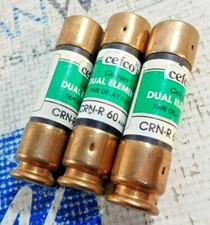 Cefco CRN-R 60 Dual Element Time Delay Fuse USED LOT OF 3