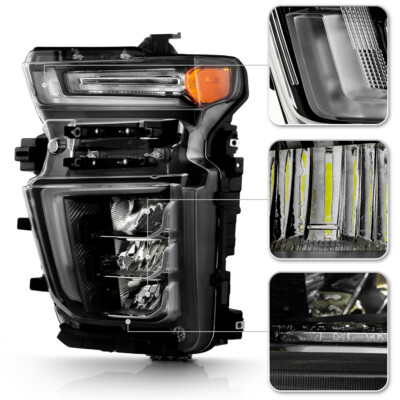 For 2020-2023 Chevy Silverado 2500HD 3500HD Full LED Headlight Driver Side LH For 2020-2023 Chevy Silverado 2500HD 3500HD Full LED Headlight Driver Side LH