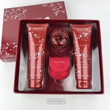 Mary Kay AFFECTION Solid Perfume Compact Body Lotion Shower Gel Gift Set Box New