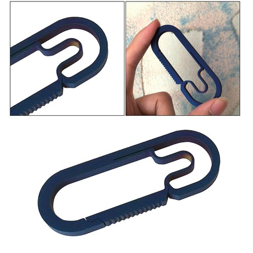 Titanium Alloy Tiny Carabiner Key Chain Climbing Clips Snap Hook for Camping - Picture 9 of 16