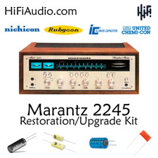 Marantz 2245 receiver rebuild restoration service kit repair filter capacitor