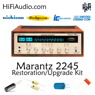 Marantz 2245 receiver rebuild restoration service kit repair filter capacitor
