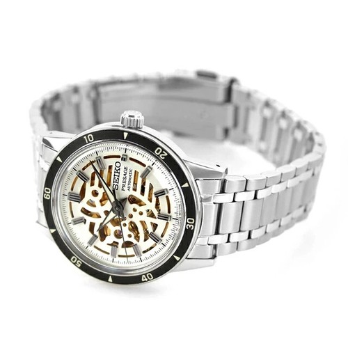 SEIKO PRESAGE SARY255 Style60's Mechanical (Automatic) Analog White Silver - Picture 4 of 8