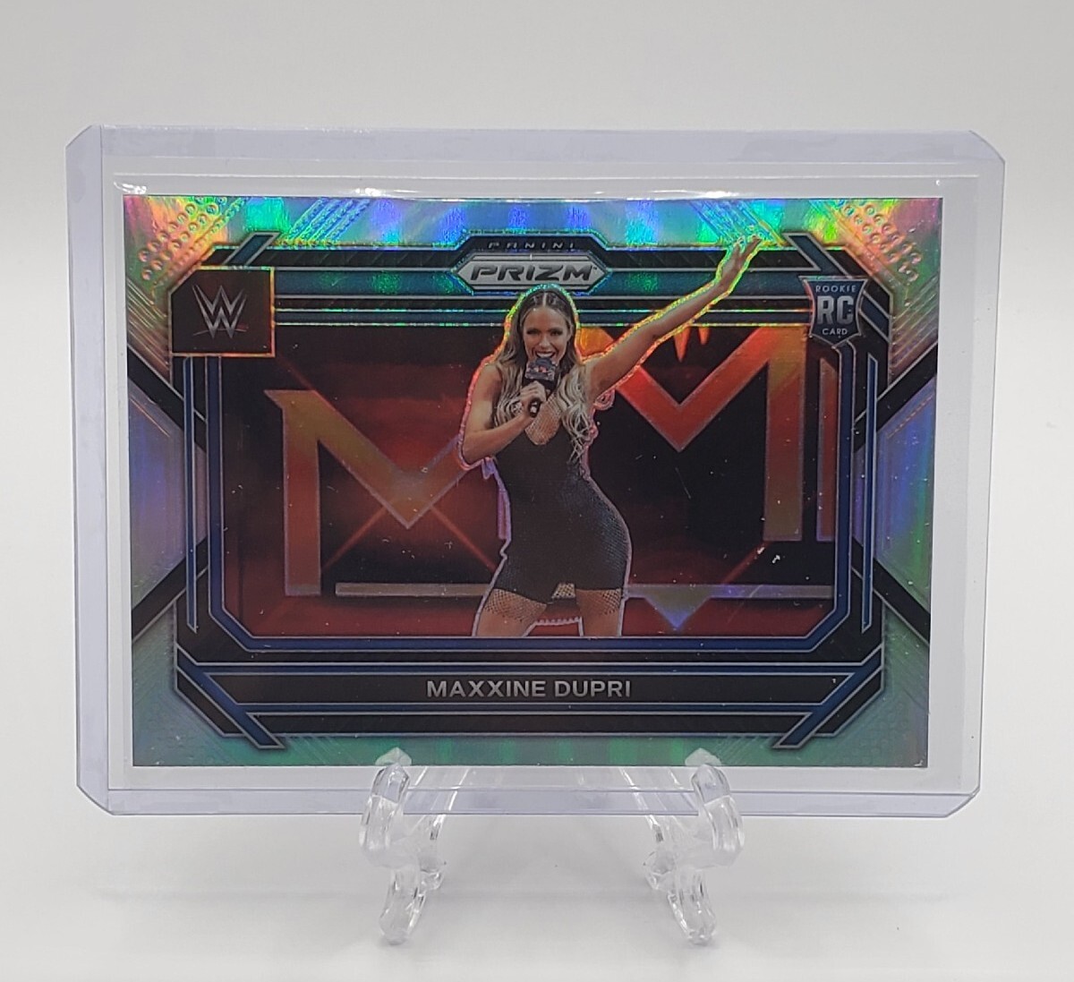 2023 Prizm WWE Maxxine Dupri #85 Silver Prizm Rookie SP RC