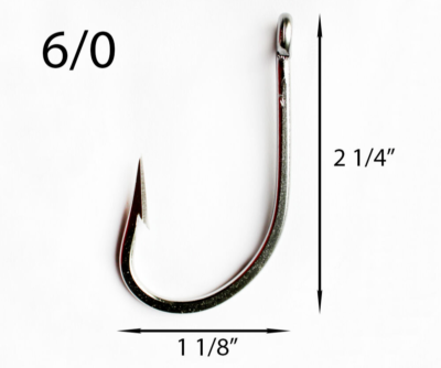 PACK OF 10 TACKLEWORKS Size 6/0 Stainless Steel Sea Demon Fishing Hooks Marlin PACK OF 10 TACKLEWORKS Size 6/0 Stainless Steel Sea Demon Fishing Hooks Marlin