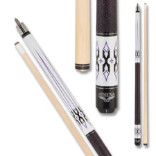Athena ATH53 Purple Diamond and Points Pool Cue  Billiard Stick Billiards Cues