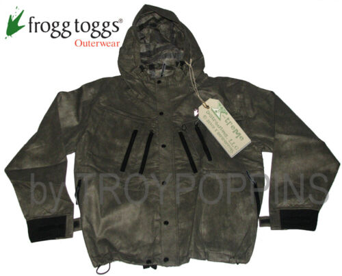 FROGG TOGGS RAIN GEAR-TT6405-05 MENS TEKK TOAD STONE JACKET FLY FISHING NEOPRENE - Picture 4 of 6