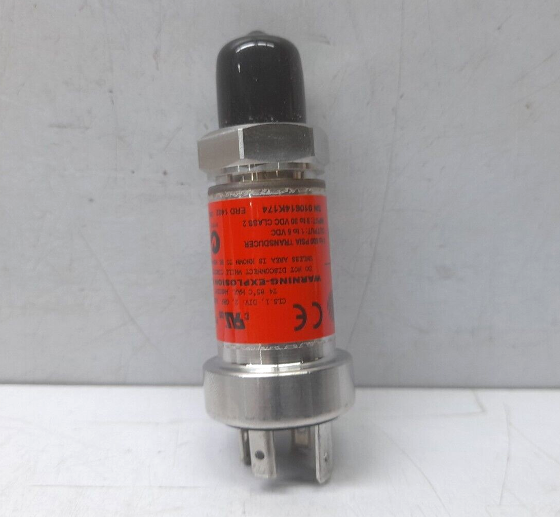 York Frick 913A0150H05 Pressure Transducer / 0-500 PSIA
