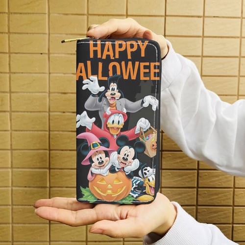 Disney Halloween Series Wallet Cartoon Print Large Capacity PU Zipper Clutch Bag - Bild 29 von 51