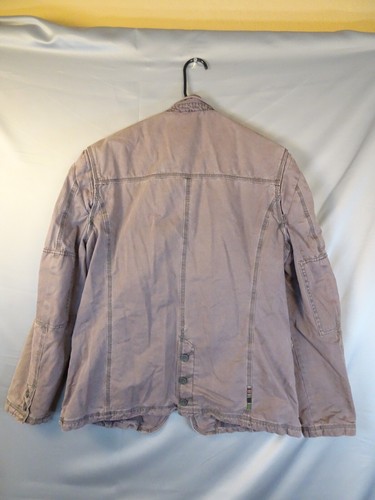 Triple Five Soul Jacket Mens Extra Large Brown Military Style Canvas Field Coat - Picture 14 of 17