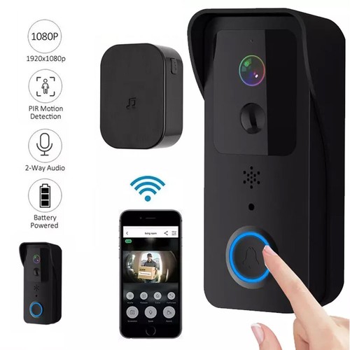 5G WiFi Smart Video Doorbell Wireless HD Security Camera with Door Bell Intercom