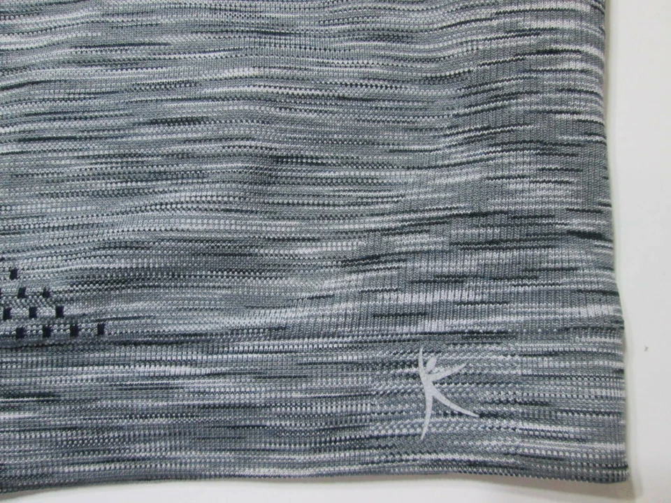 Sujetador deportivo Danskin Now talla L gris/azul marino inalámbrico sin forro espalda deportiva pulóver gimnasio Foto 3 de 4