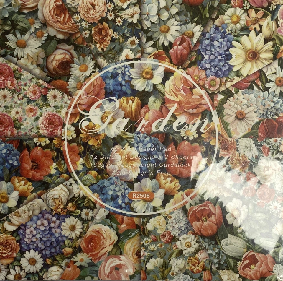 6" x 6" Scrapbook & Journal Paper - 24 Sheets / Pack - Your Choice