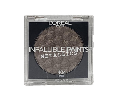 L'OREAL INFALLIBLE PAINTS METALLICS EYE SHADOW 404 CAGED SEALED