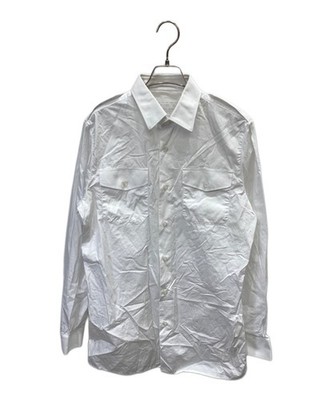 PRADA Cotton Poplin Shirt/ White/ Size: 39