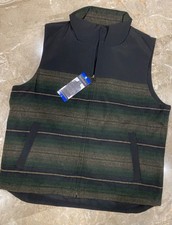 Pendleton Wool Blend Men s Vest Jacket Full Zip Green Size Large