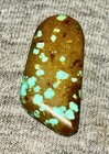 Vintage 25 ct Number 8 mine Turquoise Double Domed Cabochon Gemstone — photo 1