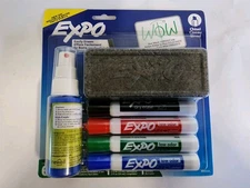 Sanford Expo Chisel Tip Dry Erase Marker Set - 6 Piece, 4 Colors