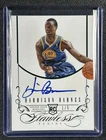 HARRISON BARNES 2012-13 PANINI FLAWLESS #7 ROOKIE AUTO EMERALD RC 1/5 WARRIORS