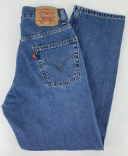 Levis 550 Jeans Mens 31x30 Blue Relaxed Fit Medium Wash American Denim Pants