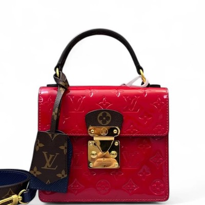 Louis Vuitton Spring Street Red Brown Vernis Monogram (sa052826a8r)