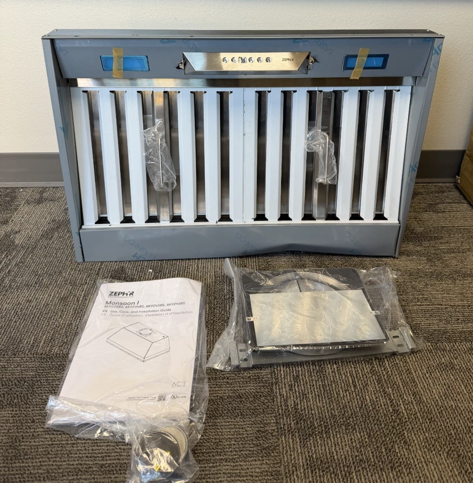 Zephyr Monsoon I 600 CFM 30 In Wide Insert Range Hood with Airflow Control - Image 2 of 4