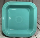 HOMER LAUGHLIN FIESTAWARE Turquoise 9”x9” Square Baker  Pottery Baking Pan