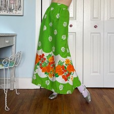60s floral maxi skirt beautiful