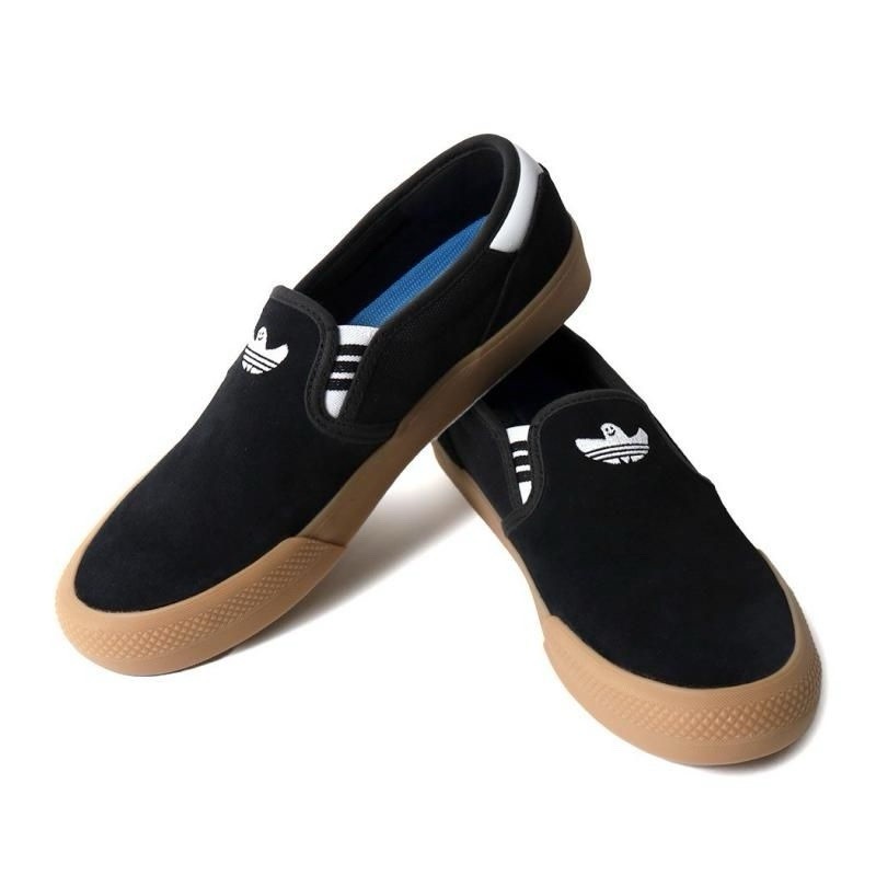 Adidas Shmoofoil Slip Men's Athletic Shoe Sneaker Black