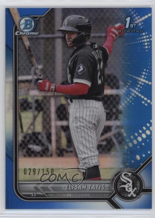 2022 Bowman Chrome Prospects Blue Refractor 29/150 Elijah Tatis #BCP-23 0c6