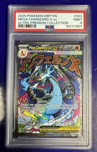 Mega Charizard X Ex Black Star Promo 023  PSA 9