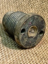 Excellent Dug Civil War CS Artillery Cannonball Paper Time Fuse Adapter NICE