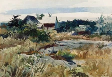 Andrew Wyeth : Rough Pasture : Archival Art Print