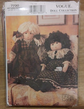 Vogue 7730 26" Doll Dolls and Doll Clothes Pattern UNCUT 2003