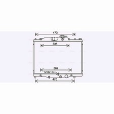 Radiator For Mazda CX-3 DK 2.0 AWD AVA PEHH15200