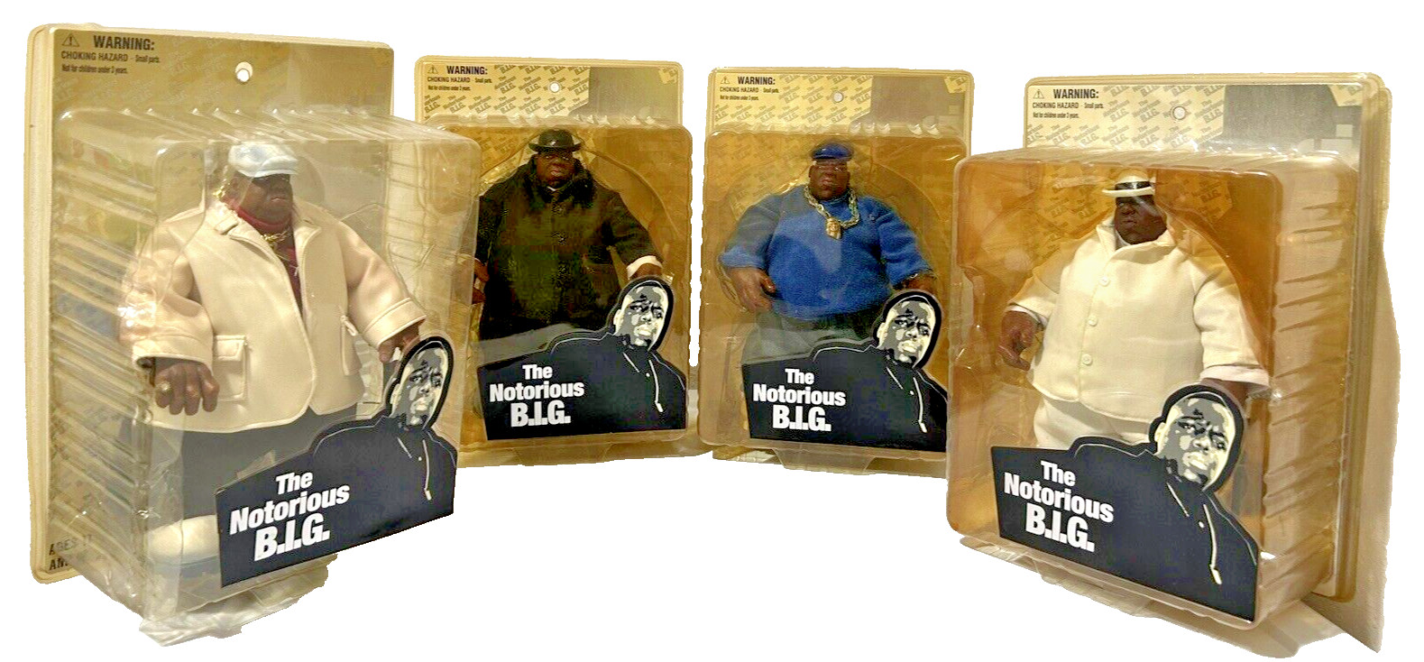Notorious B.I.G Biggie Smalls 9&rdquo; Collector Doll Figures Se